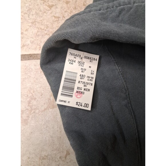 New Broken In Polo Big Men's Performance Polo Shirt Blue Regular Fit Size 5X - Picture 5 of 5